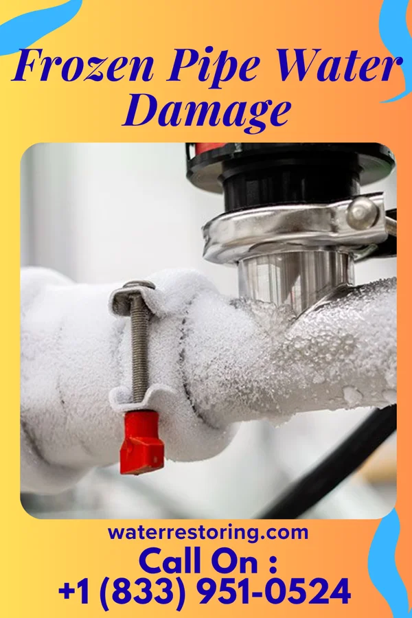 Frozen Pipe Water Damage in North Salem, IN